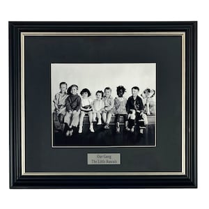 LARGE FRAMED vintage Our Gang The Little Rascals Display Art Piece photograph photo artwork print  montage