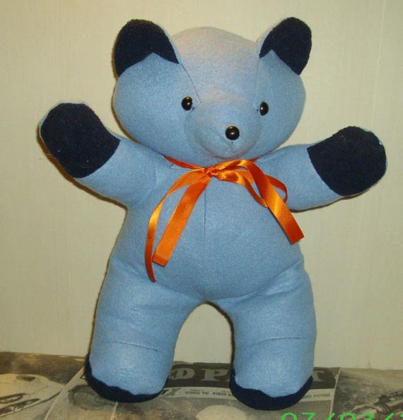 little blue teddy bear