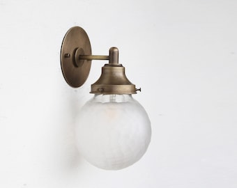Brass Wall Sconce light, Modern brass light, Wall sconce light, Minimal Sconce Light, UL Listed No.0825
