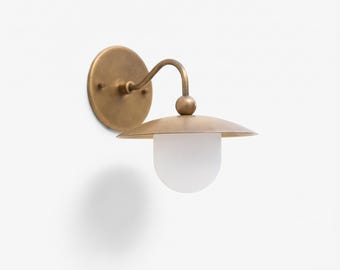 Wall Sconce light, Bathroom vanity Light, Modern brass light, Wall sconce light, UL Listed No.D7021-16