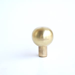 Solid brass ball drawer pull-Modern brass knob-Cabinet Pull-Cabinet knob, No.0154