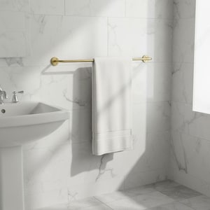 Toallero de baño - Toallero de latón - Toallero moderno de latón. N.° 0145 imagen 4