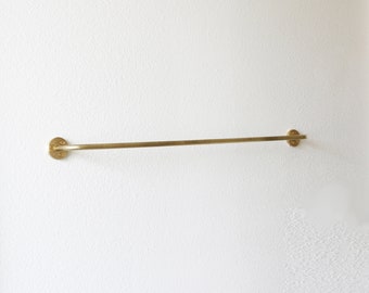 Bathroom Towel Rack - Brass Towel Rack-Modern Brass towel Rack