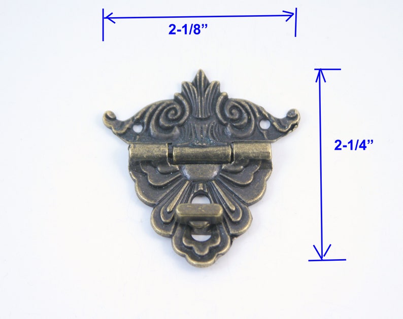 2 Vintage Boxes Latch wood Gift Box Latchesdecorative Wood Etsy