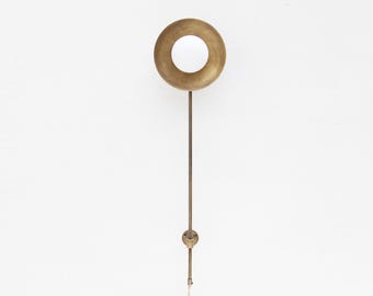 Plug-in Brass Wall Sconce light, Modern brass light, Wall sconce light, Minimal Sconce Light,G-9, UL Listed No.0814