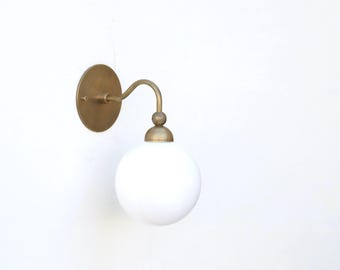 Brass Wall Sconce light, Modern brass light, Wall sconce light, Minimal Sconce Light, UL Listed No.0852