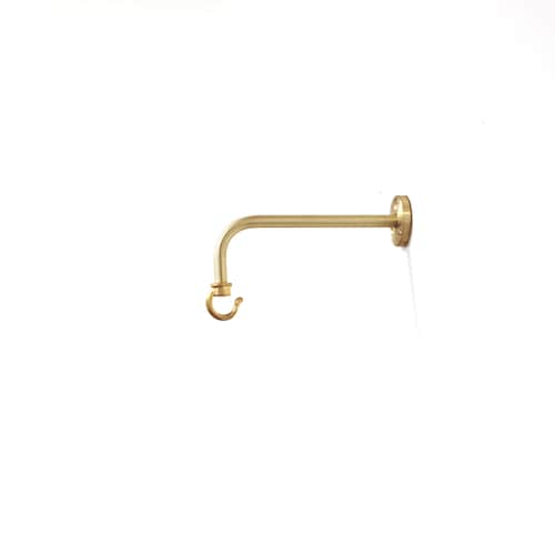 Solid brass planter hanger-Brass wall hanger-Brass wall hook-Brass planter hook-Brass hanging plant bracket hook, NO.0150
