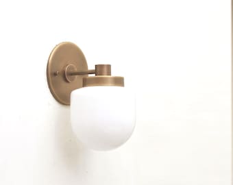 Brass Wall Sconce light, Modern brass light, Wall sconce light, Minimal Sconce Light, Da-LM, UL Listed, No.S7029-9
