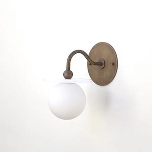 Brass Wall Sconce light, Modern brass light, Wall sconce light, Minimal Sconce Light