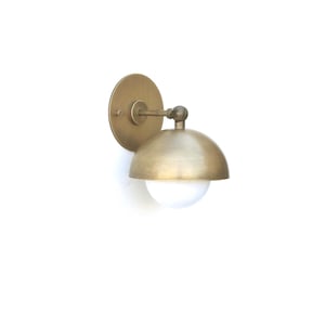 Brass Wall Sconce light, Modern brass light, Wall sconce light, Minimal Sconce Light