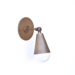 Brass Wall Sconce light, Modern brass light, Wall sconce light, Minimal Sconce Light