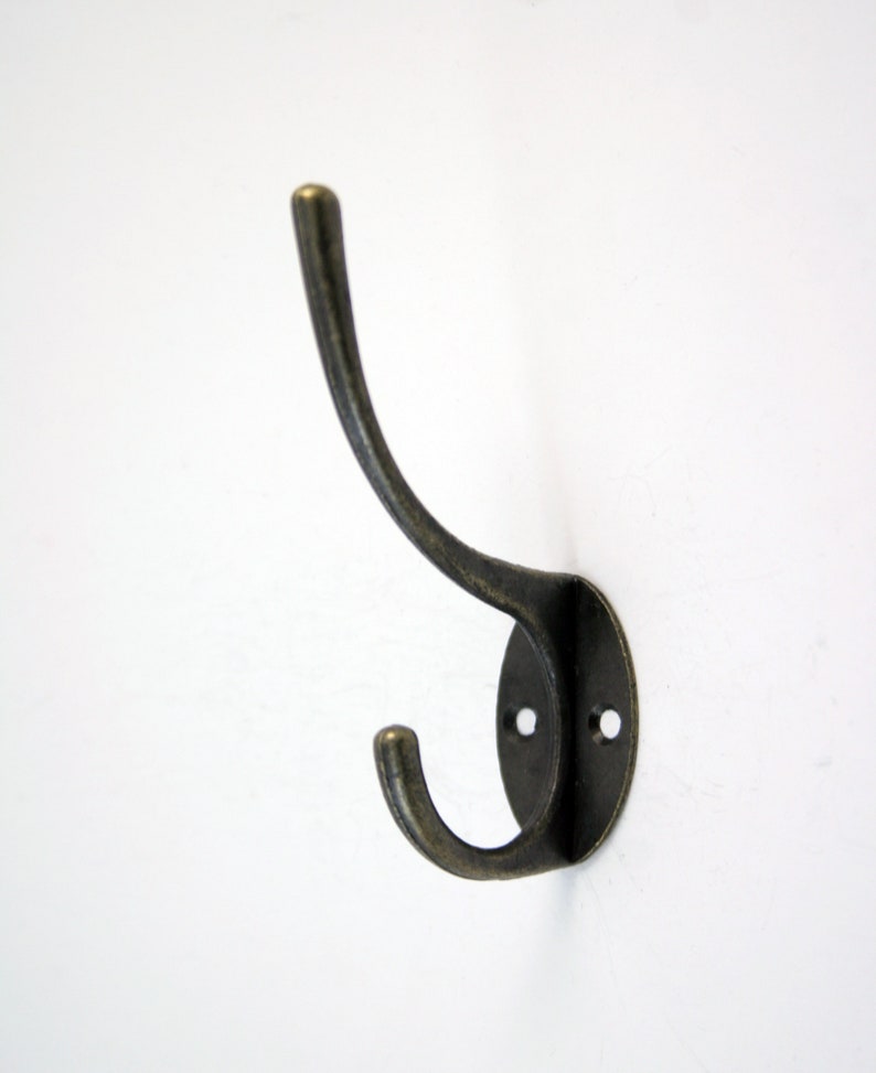 4 Pcs Of Antique Brass Finish Wall Hook Large