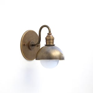 Brass Wall Sconce light, Modern brass light, Wall sconce light, Minimal Sconce Light, UL listed