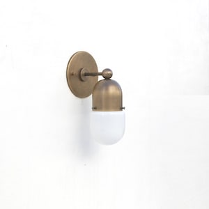 Brass Wall Sconce light, Modern brass light, Wall sconce light, Minimal Sconce Light, UL listed