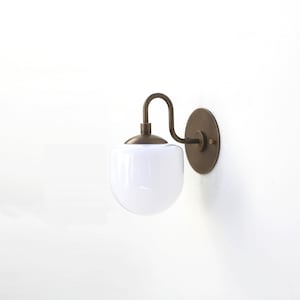 Brass Wall Sconce light, Modern brass light, Wall sconce light, Minimal Sconce Light
