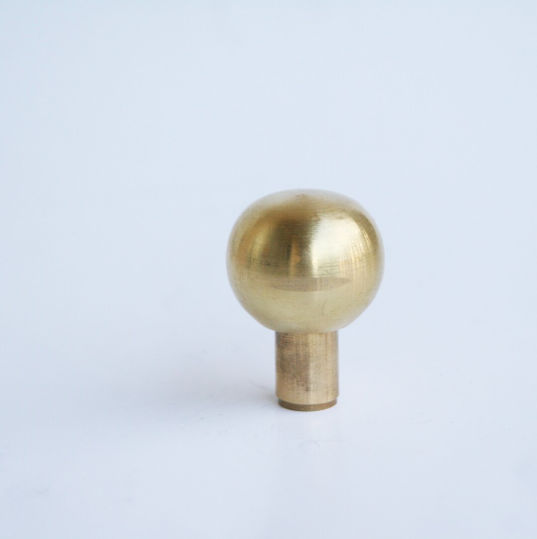 Solid Brass Ball Drawer Pullmodern Brass