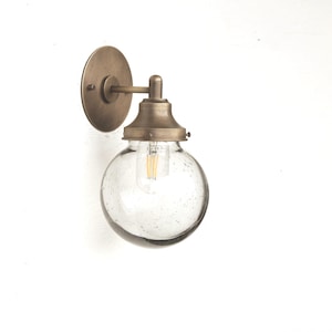 Brass Wall Sconce light, Modern brass light, Wall sconce light, Minimal Sconce Light, UL Listed