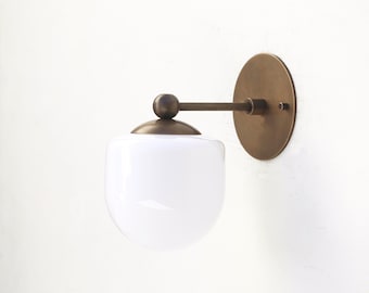 Brass Wall Sconce light, Modern brass light, Wall sconce light, Minimal Sconce Light, UL Listed No.0854