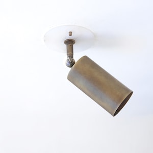 Spot Light, Brass Ceiling Light, Ceiling Light, Aged Brass Spot Light