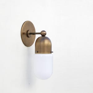 Brass Wall Sconce light, Modern brass light, Wall sconce light, Minimal Sconce Light, UL listed