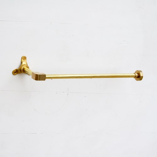 Solid Brass Paper Towel Holder Under Paper Towel Etsy