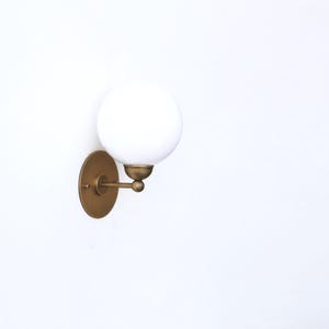 Brass Wall Sconce light, Modern brass light, Wall sconce light, Minimal Sconce Light