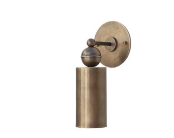 Brass Wall Sconce light, Modern brass light, Wall sconce light, Minimal Sconce Light UL Listed, No.0878