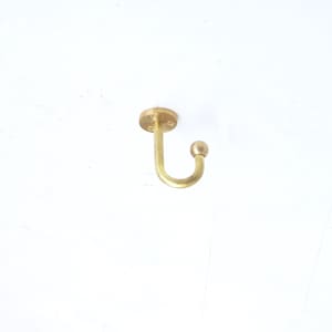 Modern Brass  Ceiling Hook - Brass Planter Hook- Brass Plant Hanger-Brass Ceiling Hook, No.0152