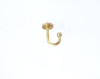 Modern Brass  Ceiling Hook - Brass Planter Hook- Brass Plant Hanger-Brass Ceiling Hook, No.0152