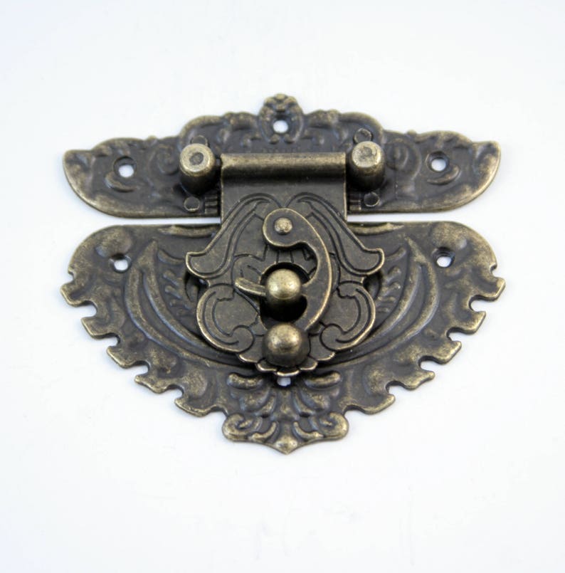 Vintage Boxes Latch 3 7 8 X 3 Wood Gift Box Etsy