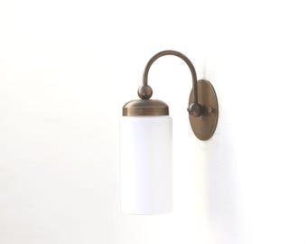 Brass Wall Sconce light, Modern brass light, Wall sconce light, Minimal Sconce Light, UL Listed No.0822