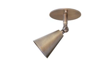 Spot Light, Brass Ceiling Light, Ceiling Light, Aged Brass Spot Light UL Listed, No.0910