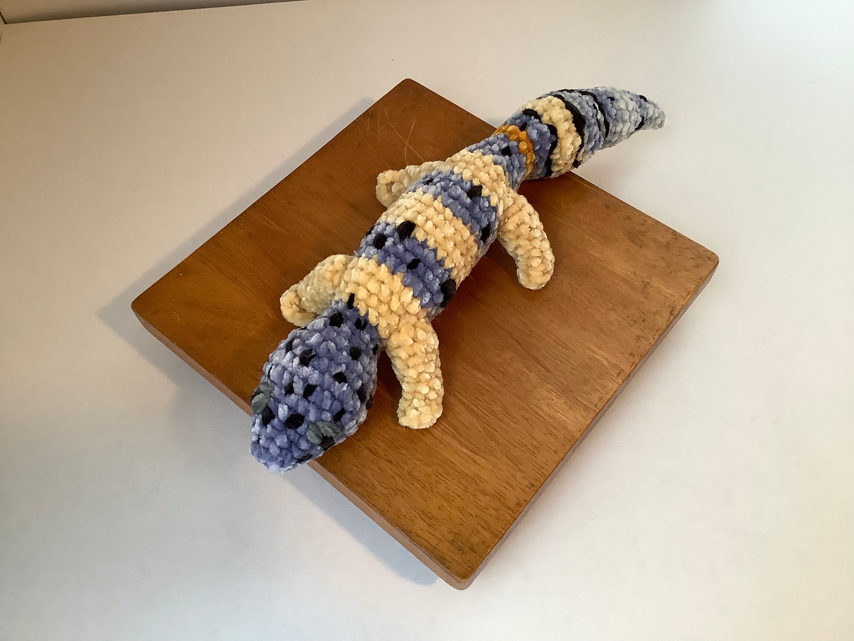 Crochet Leopard Gecko Lizard Plush Leopard Gecko Toy Etsy