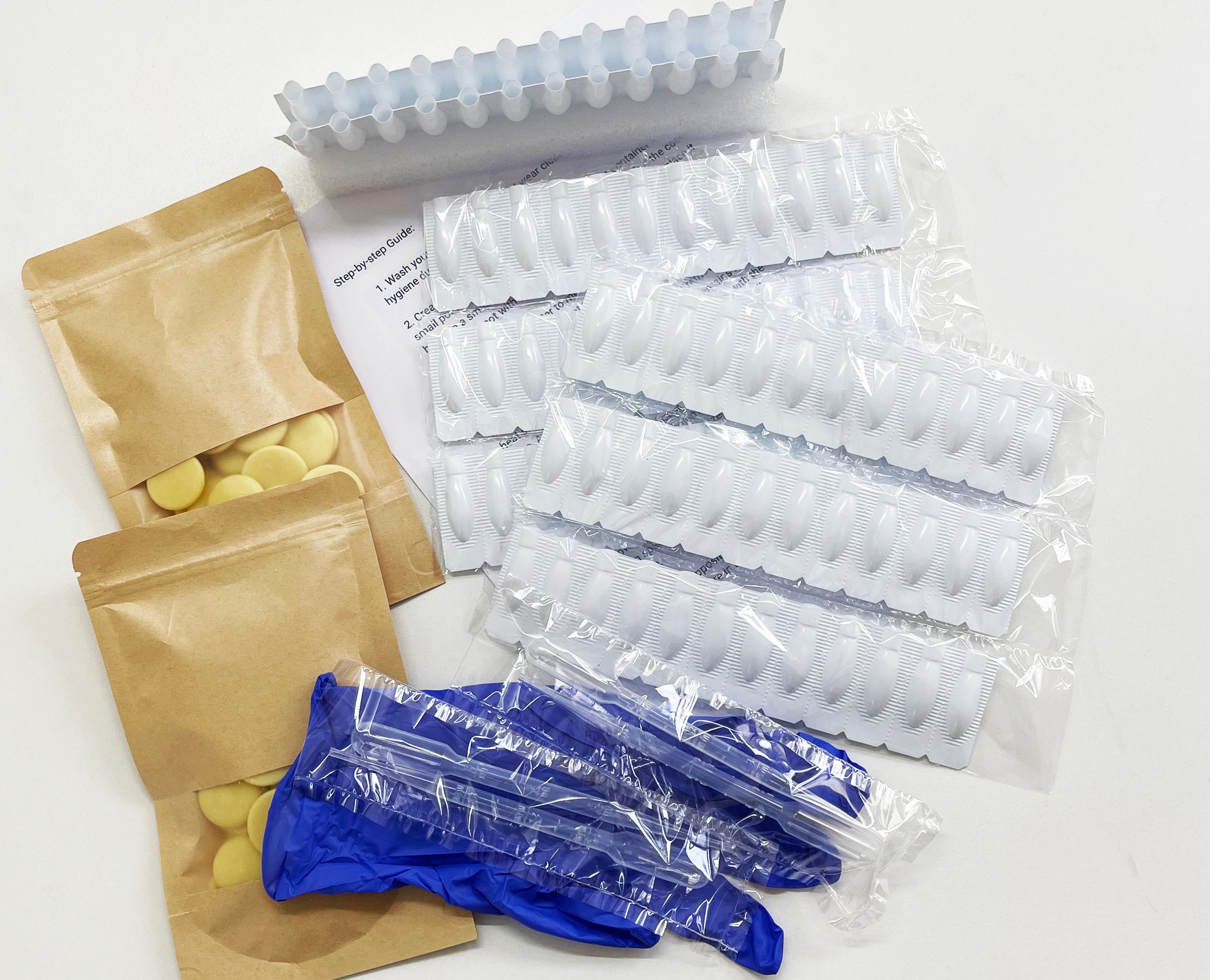 Suppository Molds Kit - Made in France, 3 Sizes (1ml, 2ml, 3ml), Reusable  Suppositories Mold - 4 Trays