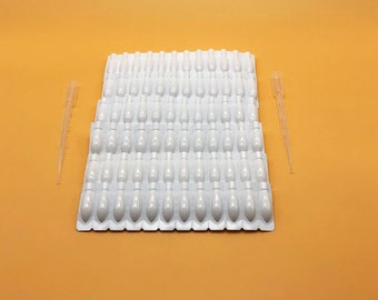 72 Empty Disposable 2ml Easyfill Suppository Moulds       2 X FREE Pipettes!