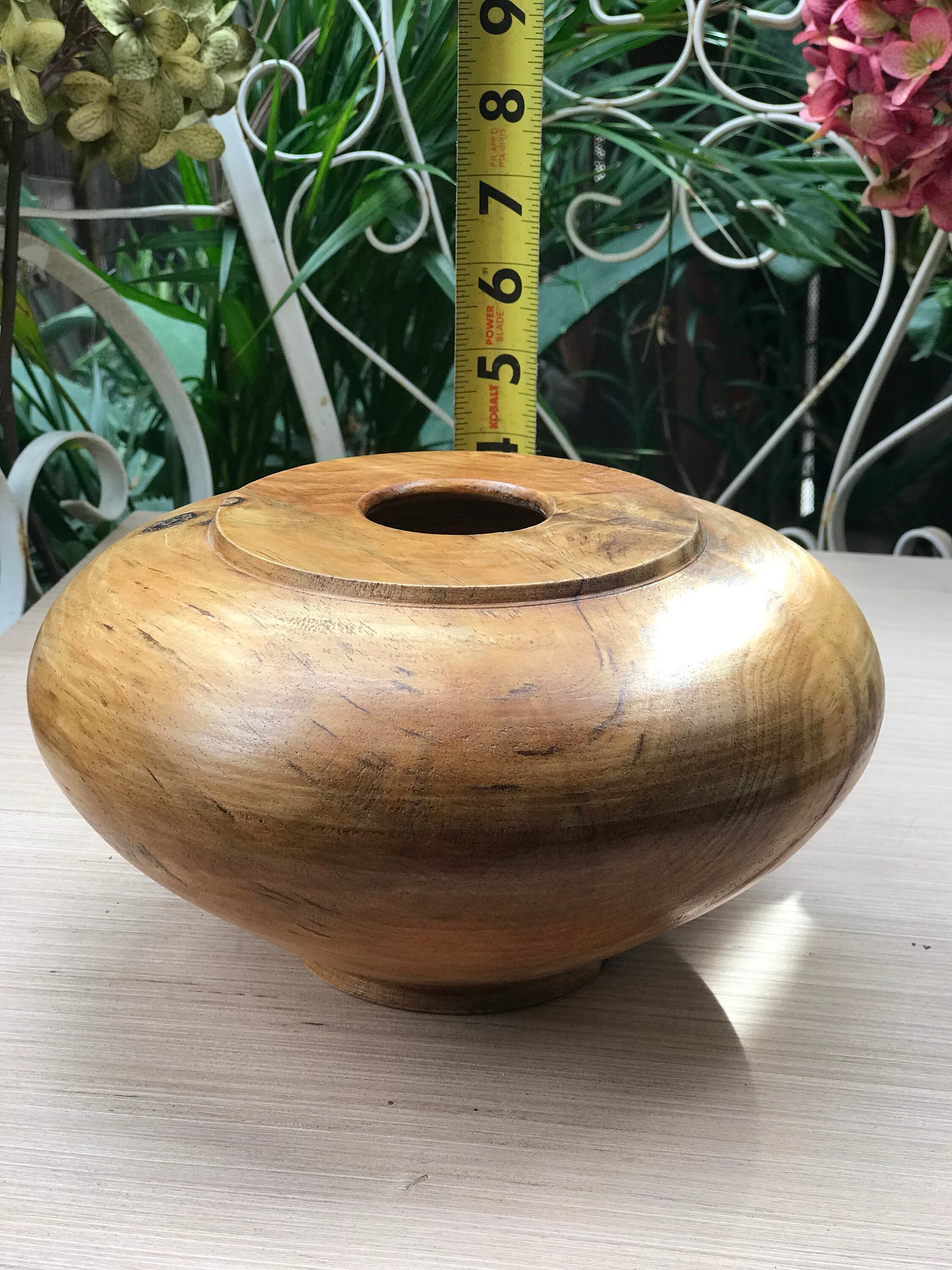 Hollow Pinewood Bowl Etsy