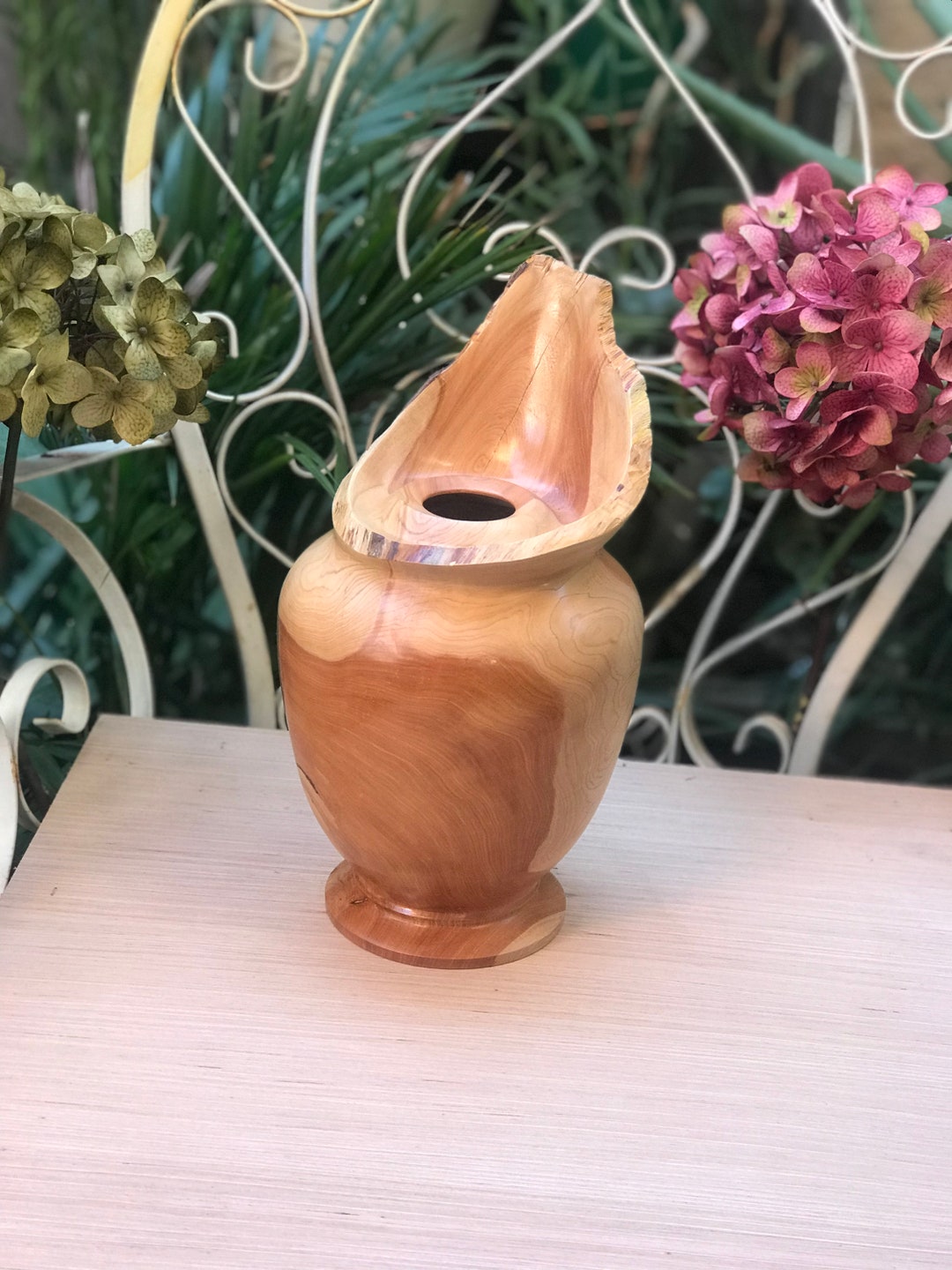 Vase Rim Examples Flame Vase / Natural Edge Rim - Etsy