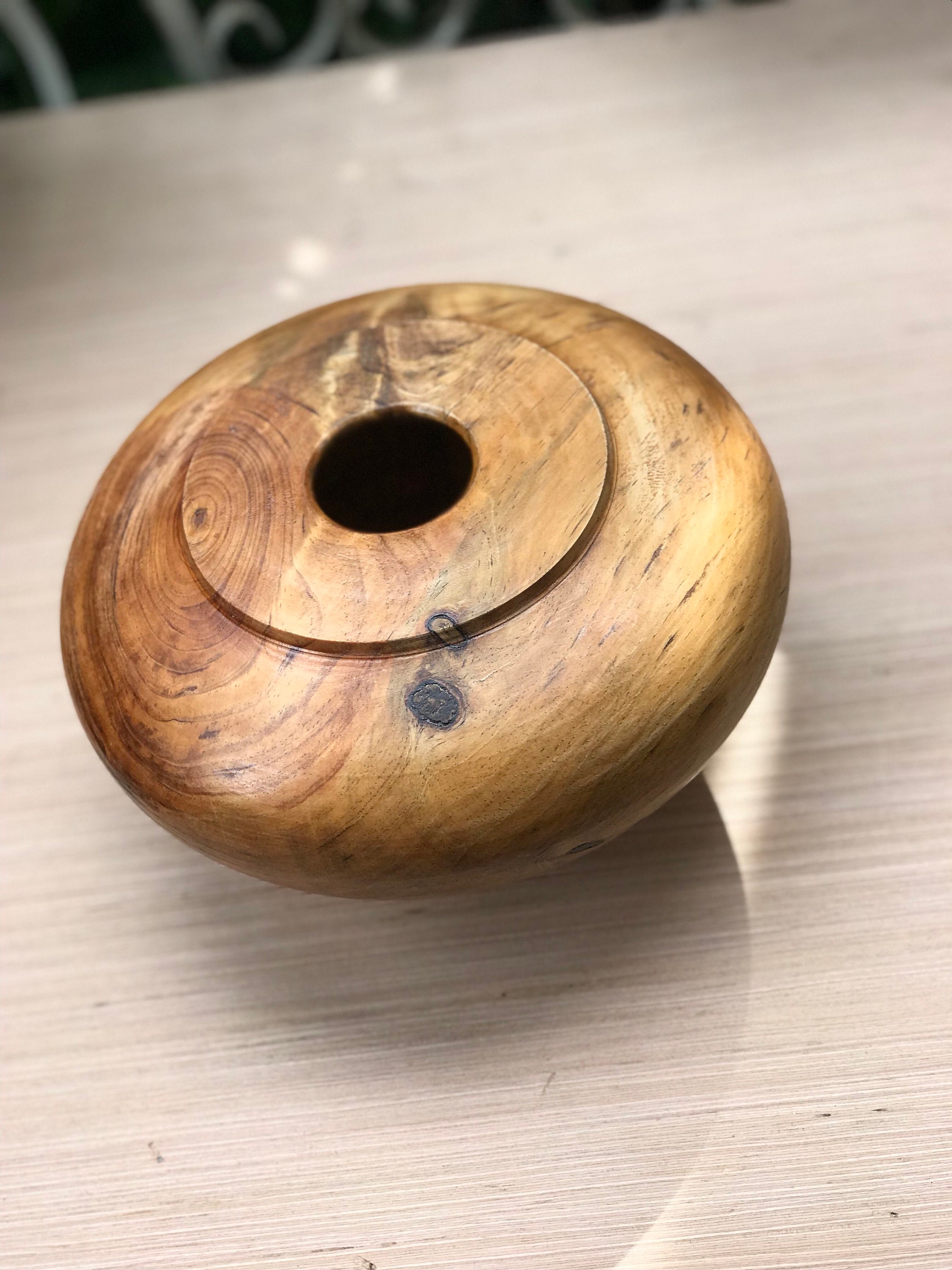 Hollow Pinewood Bowl - Etsy