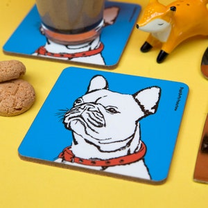 French Bulldog Coaster - Dog Coaster - Gift for French Bulldog Lovers