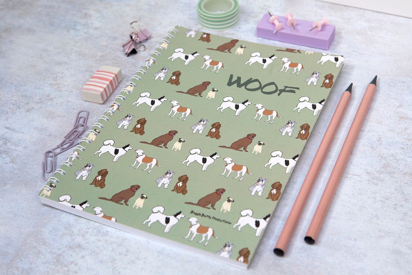 Dog Notebook Dog Notepad A5 lined notepad Dog lovers Etsy