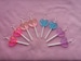 Kawaii/cute Pastel lollipops earrings kawaii candy candyland sweets punk pink blue purple glitter see through heart shape festival hoop 