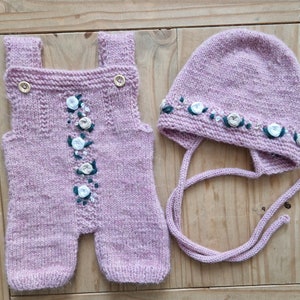 Knitted Alpaca Baby set