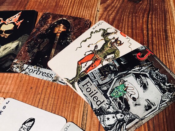 Joker Card Replica Batman Begins Etsy