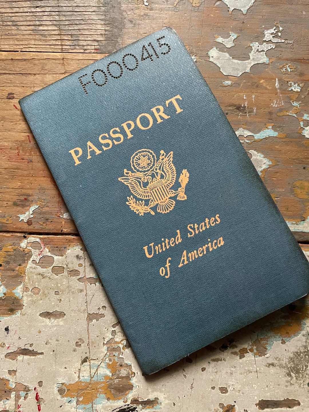 Indiana Jones Passport 1969 REPLICA Indiana Jones and the Dial of