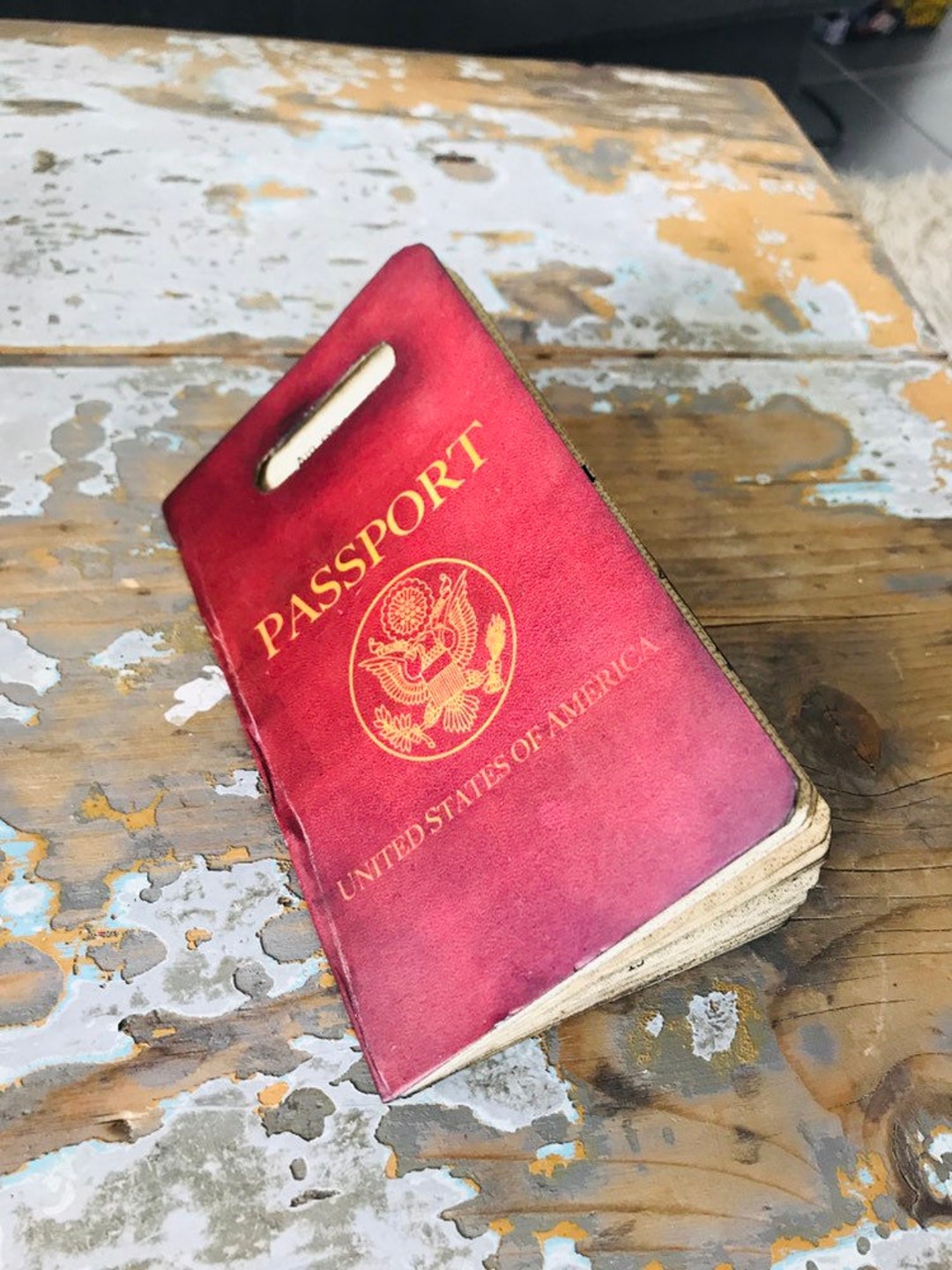 Indiana Jones Passport REPLICA Etsy Israel