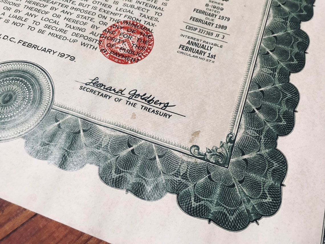 Bearer Bonds from Nakatomi Plaza Die Hard 1988 Etsy