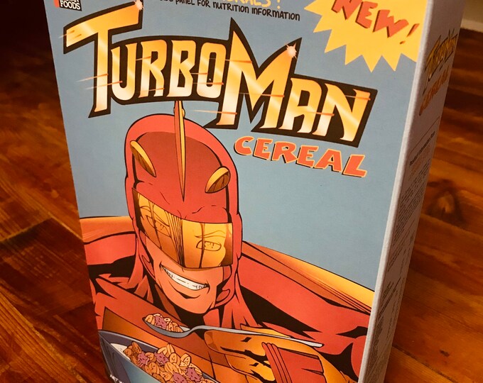 Turboman Cereal Jingle All the Way REPLICA Etsy