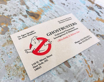 Business Card - Ghostbusters