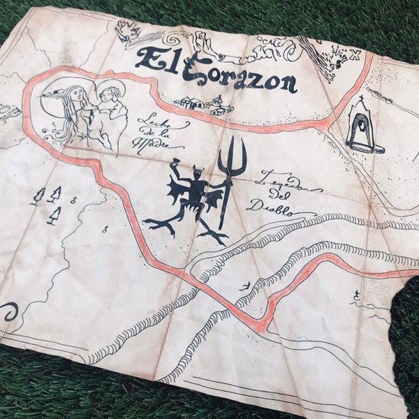 De schatkaart van El Corazon - Chasing the Green Diamond (Romancing the Stone)
