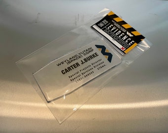 Carter j.Burke Business Card from the movie “Aliens” - REPLICA